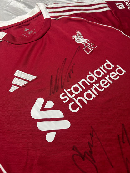 Liverpool Hand Signed Team jersey