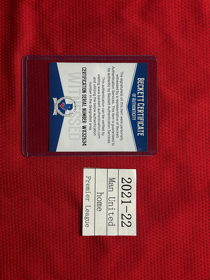 Cristiano Ronaldo Signed Jersey With Beckett COA