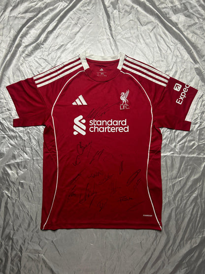 Liverpool Hand Signed Team jersey