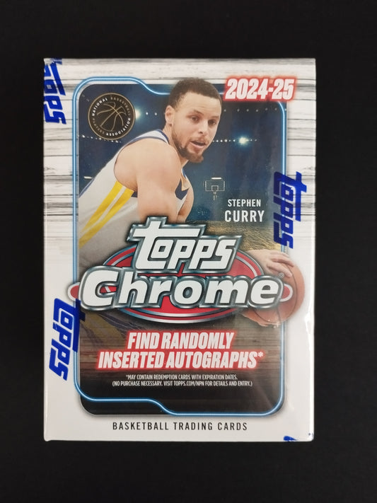 TOPPS CHROME BASKETBALL TRADING CARDS - 2024-25