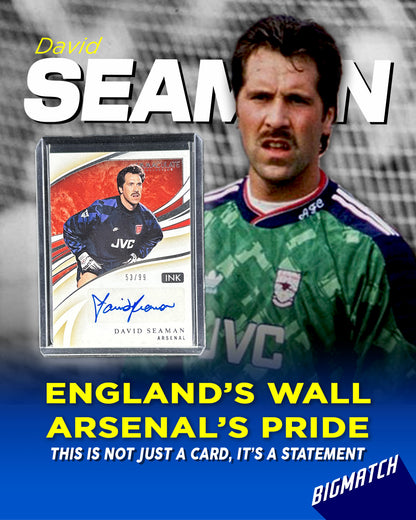 David Seaman - 2020 PANINI IMMACULATE COLLECTION SOCCER SIGNATURE