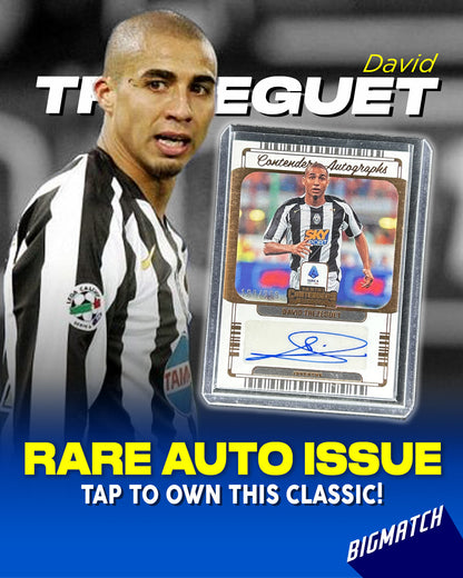 David Trezeguet - 2022-2023 PANINI CHRONICLES CONTENDERS SERIE A SOCCER SIGNATURE