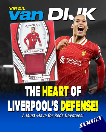 Virgil van Dijk - 2023-24 PANINI IMMACULATE COLLECTION SOCCER - PATCH
